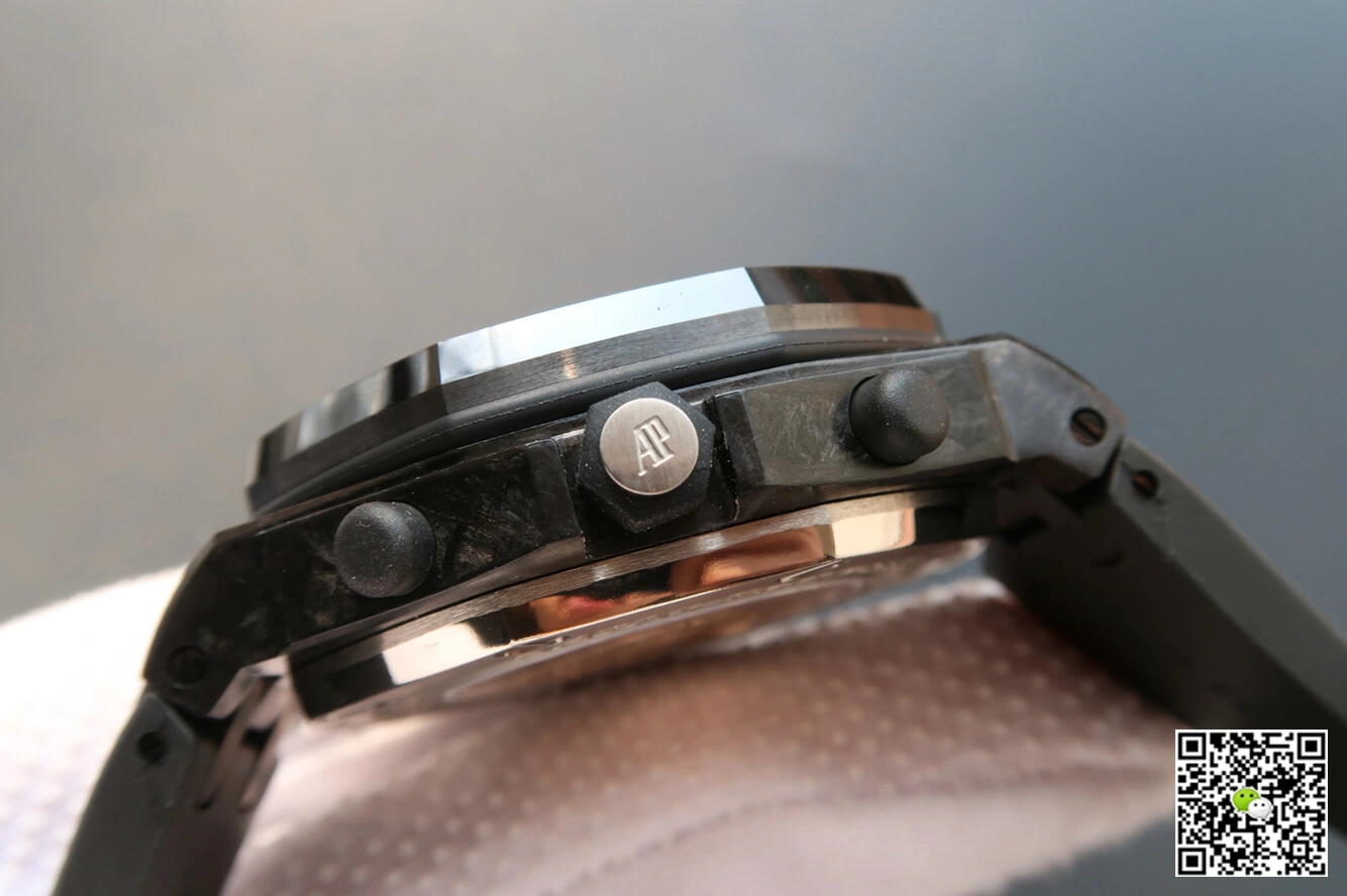 Audemars Piguet Royal Oak Offshore 26205AU.OO.D002CR.01 JF Factory 1:1 Best Edition Replica Watch Black Strap